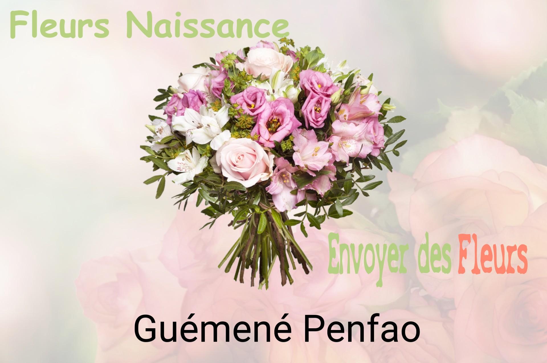 Bouquet de fleurs de naissance livré à Guémené-Penfao