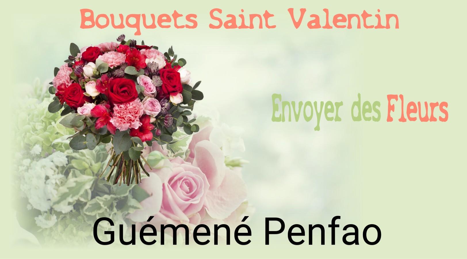 Roses de Saint-Valentin livrées à Guémené-Penfao